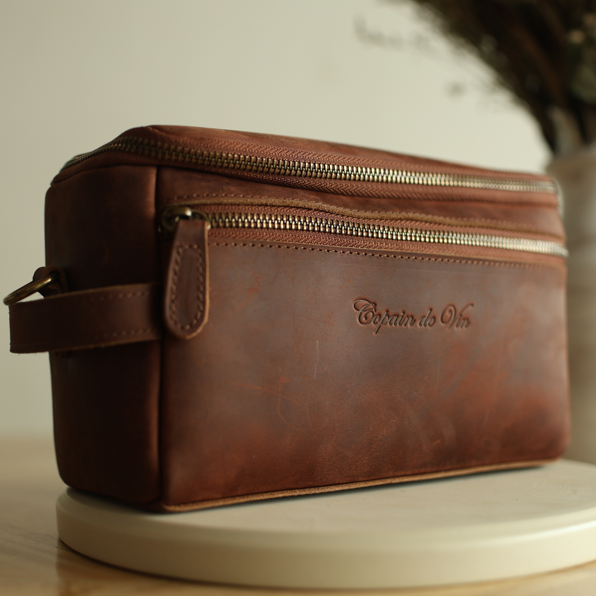 Vinvoyageキャリーバッグ「Leather」